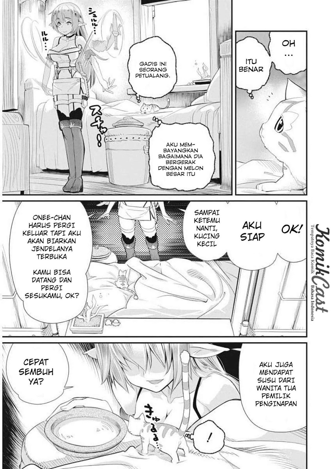 S-Rank Monster no Behemoth Dakedo, Neko to Machigawarete Erufu Musume no Kishi (Pet) Toshite Kurashitemasu Chapter 01 Gambar 28
